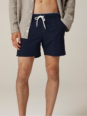 J. Crew 6” Flex Swim Trunk NWT